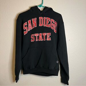 San Diego State SDSU black and red hoodie Sweater size small